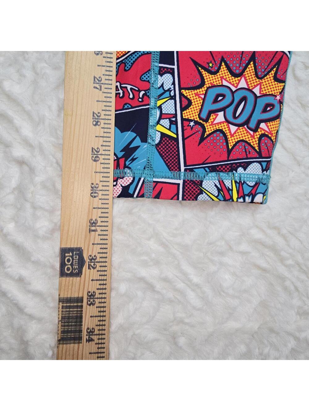 Constantly Varied Gear Comic Pop Art Leggings Colorful Workout size Medium - Picture 5 of 6